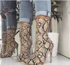Hot botas de inverno venda- Sexy clássico simples apontou couro calcanhar bem fina cruz serpentina Pointed com botas stiletto tornozelo