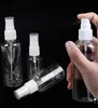 Botellas de plástico portátiles para pulverizar Perfume, viales de muestra de Perfume vacíos de 50ml con atomizador de Perfume con bomba de niebla para muestra de viaje