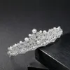 Bridal Tiaras z dżetów biżuteria ślubne Dziewczyny Headpieces Urodziny Party Performance Pageant Crystal Crowns Akcesoria weselne BW-DA008