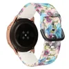 Fashion Watch Tillbehör till Samsung Galaxy Watch 42mm / Aktiv 40mm Replacement Silicone Wrist Band Strap Buckle Andas