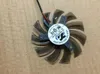 XFX R7 2 line graphics card fan 8010 FS1280-S2153A diameter 75MM equilateral triangular mounting hole, distance 4.0CM,