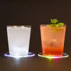 LED Coaster Light Up Pad Mat Coasters Cups Acrylic For Drinks Bar Beer Beverage Party Wedding Bar Decoration ZZA1931 10pcs