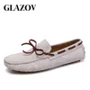 Designer Suede Leather Lace Up Men Casual Shoes High Quality Soft Mens Loafers Moccasins Italian Fashion Driving Shoes Big Size MX190713