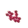 JCVAP 3mm 4mm 6mm 6mm Jade Diamond Ruby Terp İnci Top Icsert Kırmızı Mor Işık Depolama İncisi Ruby Ball Ekle Kuvars Banger Tırnak Paket başına 10 PCS