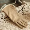 Fashion-1 par kvinnor bomullshandskar solskyddsmedel slip-resistenta handskar kvinnligt UV skydd