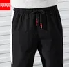 Carta Imprimir calças de outono homens japonês malha de rua harém cargo panter joggers harajuku hip hop pant sorto de hip hop calças T200422