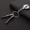 Creative Design Lovely Angel Keychain Män Kvinnor Key Holder Chain Ring Car Bag Pendant Charm Bröllop Gåvor LX1134