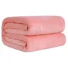 Herfst en Winter Flanel Wool Deken Warm Zachte Koraal Fleece Deken Beddengoed Volwassen Solid Bed Cover Sofa Bed Cover