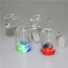 Assembly hookah Ash Catcher Ashcatcher 14mm with Silicone Container Quartz Banger fit for Glass Bong Water Pipe Wholesale