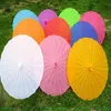 Chinese Gekleurde Paraplu Wit Roze Parasols China Traditionele Dans Kleur Parasol Japanse Zijde Bruiloft Props