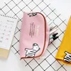 Cartoon Animal Cute Pencil Case Pu Waterproof Pencil Bag School Student Stora kapacitet Stationer Box Organiser Bag Gift till Kid V2932462