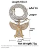 Mens Diamond Chains Pendant Luxury Designer Necklace Mens Hip Hop Jewelry Tennis Chain Iced Out Pendants Rapper Bling Eagle Charms Fashion