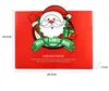 Cartoon rode draagbare tas mode santa claus patroon gift verpakking tassen vierkant gemakkelijk te dragen boodschappentassen 1 5hj3a b