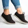 Vente chaude-n Plateforme Oxfords Style Britannique Creepers Découpes Plat Casual Femmes Chaussures À Lacets Chaussures 5 Couleurs