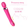 Rotation Heating Dildo Vibrator G Spot Sex Toys for Woman thrusting Stretching Magic Wand Massager Anal Vibrator for Women Y1912167350922