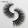 5 Pairs 3D Mink Eyelashes Natural Long Reusable False Eyelashes Makeup 3D Mink Lashes Thick Messy Fluffy Eyelash Extensions Fake Eye Lashes