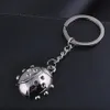 10pcs Chaveiro Fashion Casual Animal Ladybug Keychains Alloy Charm Keyring Keyfobs Creative Metal Car Key Holder Jewelry Gift9616972