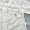 Nouvel été bébé filles barboteuses designer enfants mode oneck manches courtes combinaisons infantile filles coton barboteuse garçon vêtements3990687