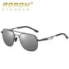 Barcur Alluminio Magnesio Occhiali da sole Retro Steampunk Occhiali rotondi Uomo Polarizzati Occhiali da sole maschili per uomo Uv400 Oculos De Sol Y19052004