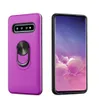 Dla Samsung Note 10 Pro A10E Nowy pierścień Case Candy Color Hard Hybrid TPU PC Kickstand Cover dla Galaxy J2 J7 Star A2 Core A20 A30 A70