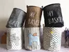 Large 40*50cm Folding Dirty Clothes Washing Laundry Basket Cartoon Storage Barrel For Baby Toys Sundries Room Organizer Bag C19041701