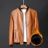 2020 NUEVA chaqueta de cuero de PU para hombres Moda de primavera de otoño gran tamaño de cuero suave Motorcycle Coats Plus Tamaño 8xl Y49