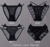 Damenhöschen, schwarzer Spitzen-Tanga, ausgehöhlte Slips, Bikini-Höschen, Damen-Unterwäsche, modisch, bequem, transparent, Shortie, Dessous, 8 Designs