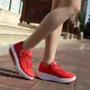 Hot Sale-(EUR 35~42) Women Sneakers Leather breathable Sport Shoes Shake Fitness