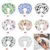 Baby Floral Nursing Soft Pillow Cover Infant Cuddle U Shaped Pillowcase Bil Sofa Kudde Skydd Barn Matning Midja Pillowcase Hot LJJA2272