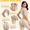 Tam Vücut Bel Eğitmen Zayıflama Şekillendirici Bacak Kol Karın Kontrol Külot Büstü Push Up Shapewear Popo Kaldırıcı Bodysuit T200526