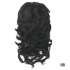 16 tum Deep Wave Synthetic Claw Ponytail Exentions GRIP PONYLAILS Simulation Human Hair Extensions Bunds MW0628202487