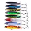 HENGJIA 8 pz Whopper Plopper 100mm 13 5g Artificiale Top Water Fishing Lure Coda Rotante pesca Tackle267N