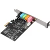 Freeshipping PCI-E 5.1 ​​Dźwięk 6 Port karta dźwiękowa CMI8738 Kino Stereo Surround Sound Card