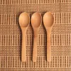 Wooden Jam Spoon Baby Honey Spoon Coffee Spoon New Delicate Kitchen Using Condiment Small 12.8*3cm RRA2837-4