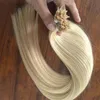 Ultra Fan Tip Hair Extension Keratin Fusion Human Hair Extensions 1g/Strands 200 Strands/bag 3 Colors To Choose From 14-22inch Factory Direct