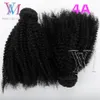 VMAe 4a Obehandlat Remy Virgin Human Hair 3 buntar Naturlig färgkvalitet 11A-nageljusterad 100% Original hårväftförlängningar