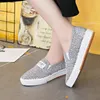 2020 Rivet Glitter Silver Skate Stud Hip Hop Fashion Black Shoes Men Elevator Dandelion Slip On Sneakers Hot Sale Autumn Popular da10