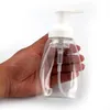 250ml 300ml Plastic Foamer Pump Bottle Refillable Empty Cosmetic Bottle liquid Soap Dispenser Foam with clear foamer LX1759