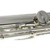 New Pearl Quantz 665 Brand 17 Keys Flute Open Holes Cupronickel strumento musicale flauto a superficie placcato argento con custodia