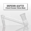 Glass Convert Dropdown-Adapter unterschiedlicher Größe (männlich auf weiblich) für Wasserpfeifen-Wasserpfeifen