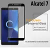 2.5D-tempererat glas Fullt omslagsskärmskyddskurvad kant med 10IN1-paket för Alcatel 7 Folio / A7 / A7 XL / idealisk Xcite 5044