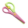 New 1 Pcs 137mm Mini Safety Round Head Plastic Scissors Student Kids Paper Cutting Minions Supplies for Kindergarten School