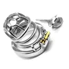 2019 New Design Hollow Chastity Devices Cock Cage Permanently Locked Prevent Penis Cage Sex Ring for Men G7-1-264A