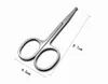 2.0 stainless steel round nose hair scissors small scissors nose hair hair color makeup eyebrow trimming beauty tools