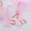 Brincos de DIY para Mulheres Cute Anime Brinco para Meninas Na moda Kawaii Marinheiro Lua Amor Coração Gato Mágica Estrela Jóias Drop Shipping