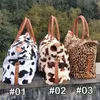 3 estilo moda vaca leopardo listra impressão bolsa duffel saco de viagem leopardo menina grande capacidade saco de viagem kjj2845048350