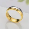 Bague transfrontalière en acier inoxydable bague de fiançailles de mariage en diamant pour femmes hommes cadeau de bijoux de mode