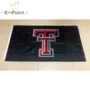 NCAA Texas Tech Red Raiders Flag 3 * 5ft (90cm * 150cm) البوليستر العلم راية الديكور تحلق المنزل حديقة العلم هدايا احتفالية