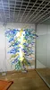 Lampadario da incasso per soggiorno blu Lampadario moderno a LED Sorgente luminosa Lampadari in vetro soffiato di Murano in stile europeo