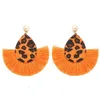 21 Styles Lady Bohemian Fan Leopard Earrings statement Jewelry Vintage Leather Tassel Dangle Earrings for Women Girls Christmas Gift